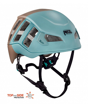 Petzl METEOR M/L SMOKED BLUE BROWN horolezecká přilba modro-hnědá Petzl METEOR M/L SMOKED BLUE BROWN horolezecká přilba modro-hnědá