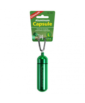 Coghlan´s pouzdro Aluminium Capsule Large Green Coghlan´s pouzdro Aluminium Capsule Large Green