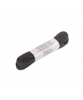 Tkaničky ploché Duras tmavě šedé Tkaničky ploché Duras tmavě šedé