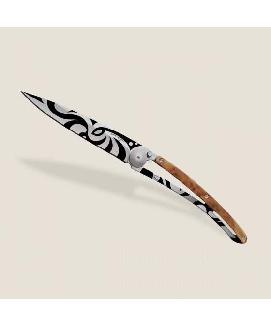Nůž Deejo Tattoos 37 g  Tribal - Juniper Wood
