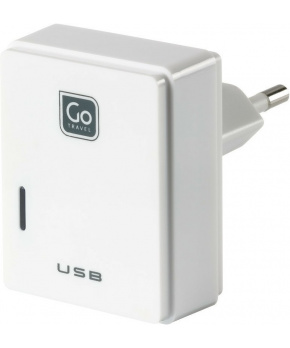 Go Travel USB nabíječka s micro USB a konektorem pro Evropu