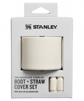 STANLEY Silikonový obal dna a slámky The Quencher Boot + Straw Topper 20oz/30oz Cream