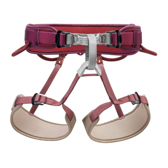 Petzl CORAX 1 DARK RED sedací úvazek červený