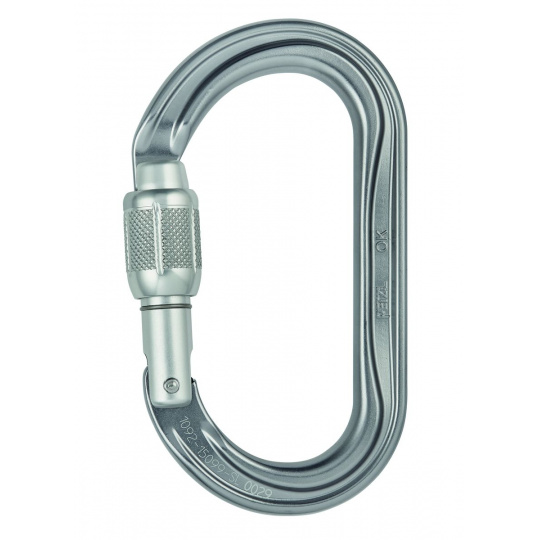 Petzl OK SCREW LOCK karabina ovál se šroubovací poj.