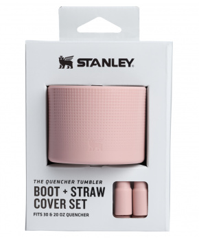STANLEY Silikonový obal dna a slámky The Quencher Boot + Straw Topper 20oz/30oz Pink Dusk