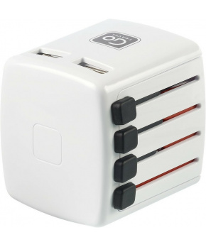 Go Travel simultánní USB nabíječka pro svět s USB porty