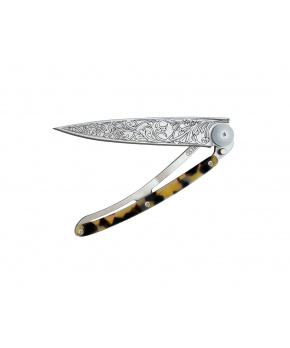 Kapesní nůž Deejo 9CC201 Tattoo 27g dark turtle Art Nouveau Kapesní nůž Deejo 9CC201 Tattoo 27g dark turtle Art Nouveau