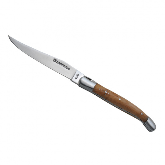 Laguiole DUB123 steakový nůž, čepel 12cm, nerez ocel, rukojeť z kořene jalovce