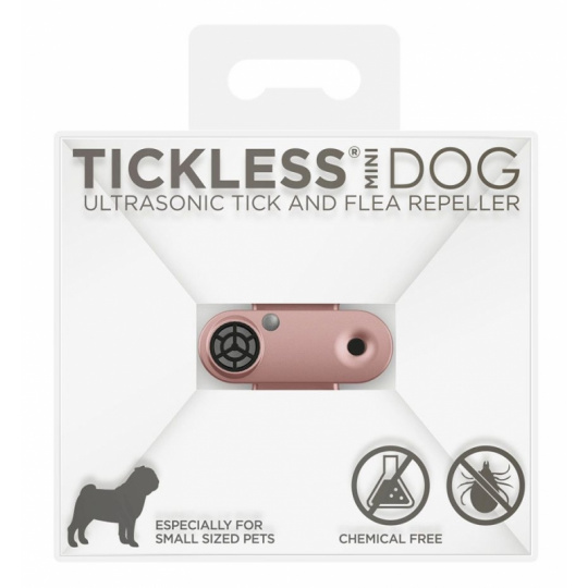 Tickless ultrazvukový odpuzovač klíšťat Mini Dog rose gold