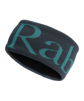 Rab Rab Knitted Logo Headband ebony/EBN čelenka Rab Rab Knitted Logo Headband ebony/EBN čelenka