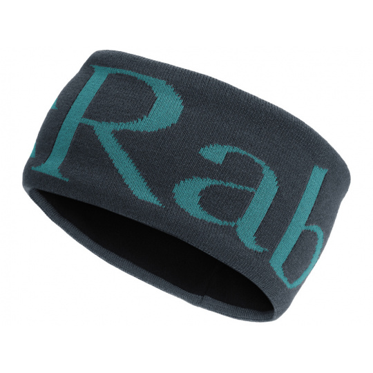 Rab Rab Knitted Logo Headband ebony/EBN ONE čelenka