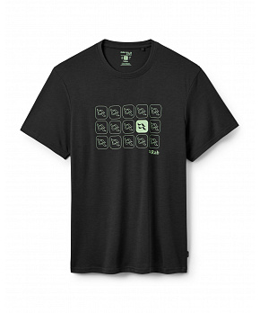 Rab Crimp Repeat Tee beluga/BEL Rab Crimp Repeat Tee beluga/BEL