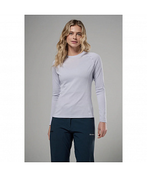 Montane Triko s dlouhým rukávem Montane Womens Dart Long Sleeve T-Shirt barva Lilac Haze velikost UK12/M