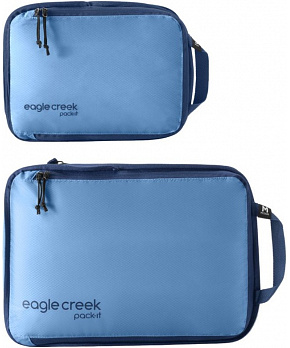 Eagle Creek kompresní obaly Pack-It Isolate Compression Cube Set S/M blue dawn