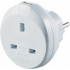 Go Travel adaptér UK/Evropa s USB typ E/F