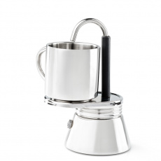 Sada Mini Presovač a Hrneček GSI Outdoors Stainless Mini Espresso 1 cup