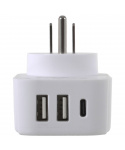 Cestovní Adaptér Lifeventure World to US Travel Adaptor with USB (& USB C)