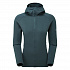 Montane Dámská mikina s kapucí Montane Womens Protium Hoodie barva Deep Forest velikost UK12/M