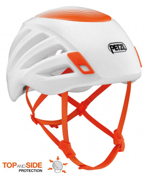 Petzl SIROCCO SM WHITE horol. přilba bílooranžová