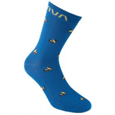 Ponožky La Sportiva Outdoor Fun Socks Electric Blue/Yellow