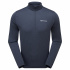 Montane DART ZIP NECK-ECLIPSE BLUE-XL pánské triko dlouhý ruk. modré
