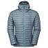 Montane ICARUS LITE HOODIE-STONE BLUE-XL pánská bunda šedomodrá