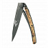 Kapesní nůž Deejo 1GM029 Tattoo Black 37g brown camo Silver Wilkinson