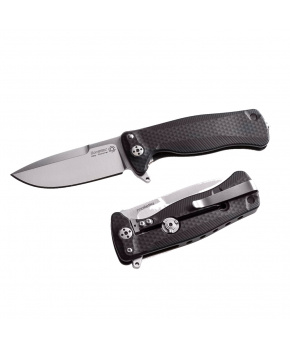 Kapesní nůž LionSteel SR22A BS čepel ocel Sleipner,hliníková rukojeť