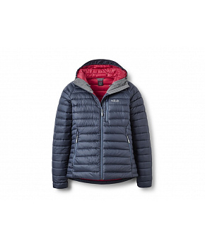 Rab Microlight Alpine Jacket Women's steel/STE L bunda Rab Microlight Alpine Jacket Women's steel/STE L bunda