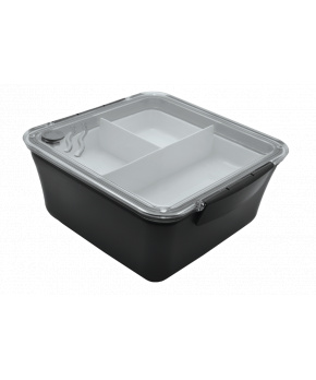 Krabička na potraviny Baladeo PLR509 Bento box Nagoya šedá