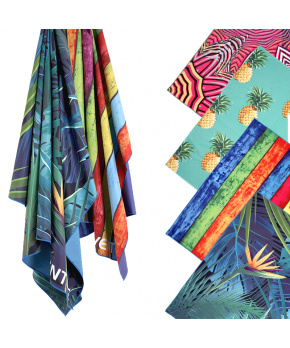 Ručník Lifeventure Printed SoftFibre Trek Towel