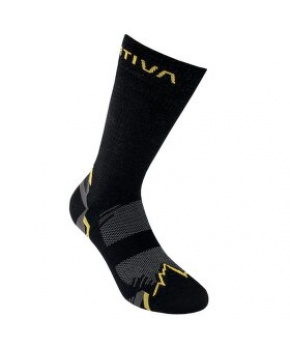 Ponožky La Sportiva Hiking Socks Black/Yellow Ponožky La Sportiva Hiking Socks Black/Yellow