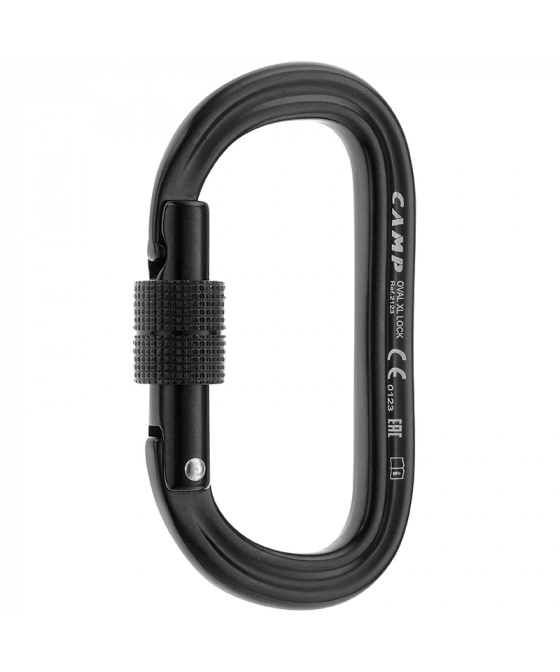 Oválná Karabina Camp Oval XL Lock Black