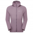 Montane FEM FEATHERLITE HOODIE-MOONSCAPE-UK8/XS dámská bunda šedofialová