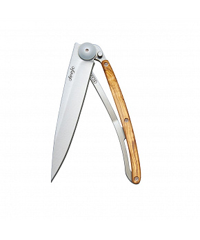 Kapesní nůž Deejo 9CB001 Wood natural 27g olive wood