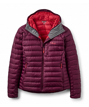 Rab Microlight Alpine Hoody Women's mulberry/MUL Rab Microlight Alpine Hoody Women's mulberry/MUL