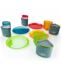 Sada Nádobí GSI Outdoors Infinity 4 Person Compact Tableset Multicolor