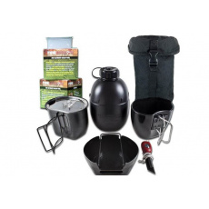 BCB Adventure sada Crusader Cooking System Black I black pouch