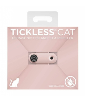Tickless ultrazvukový odpuzovač klíšťat Mini Cat pink