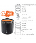 Sada Nádobí pro Dva GSI Outdoors Pinnacle Dualist II 1,8l