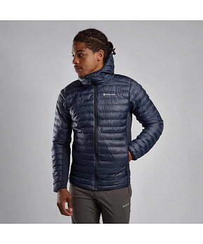 Montane Pánská bunda s kapucí Montane Icarus Lite Hoodie barva Eclipse Blue velikost M