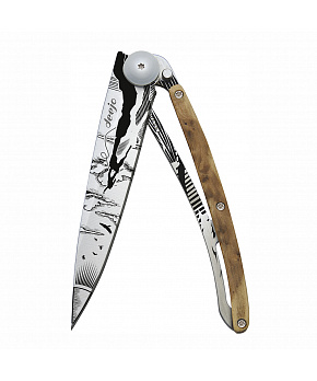 Kapesní nůž Deejo 1CB031 Tattoo 37g juniper wood Climbing
