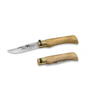 Kapesní nůž Antonini OldBear 9307/21_LU OBB nerezová čepel, rukojeť olivové dřevo