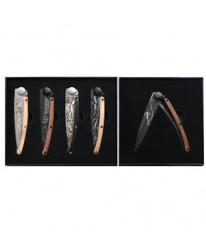 Sada kapesních nožů Deejo DEE076 Tattoo Ocean 5x37g