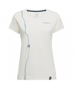Triko krátký rukáv La Sportiva Route T-Shirt W Chalk/Limestone Triko krátký rukáv La Sportiva Route T-Shirt W Chalk/Limestone