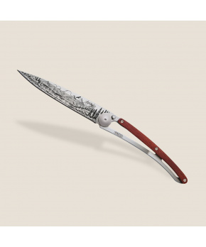 Kapesní nůž Deejo 1CB080 Tattoo 37g coralwood Mountain Kapesní nůž Deejo 1CB080 Tattoo 37g coralwood Mountain