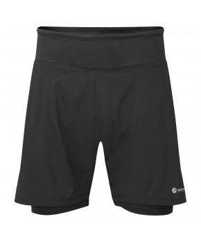 Montane SLIPSTREAM TWIN SKIN SHORTS-BLACK-XXL pánské kraťasy černé Montane SLIPSTREAM TWIN SKIN SHORTS-BLACK-XXL pánské kraťasy černé