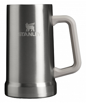 STANLEY Korbel na pivo The Big Grip Beer Stein 700 ml/24oz Stainless Steel Ash