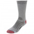 Teko 6604 S3 Midweight hiking gray heather-red turistické ponožky