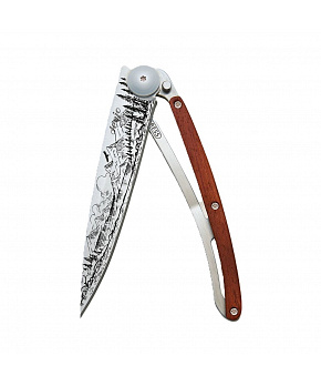 Kapesní nůž Deejo 1CB080 Tattoo 37g coralwood Mountain